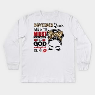 November Queen Even In The Midst Of The Storm Kids Long Sleeve T-Shirt